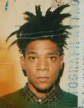 Passport photo of Jean-Michel Basquiat