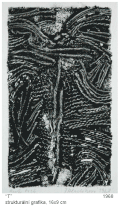 „ Big T“ (structural print), 16 × 9&nbsp;cm, 1968