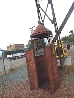 Audrey Shaft and UVX Operations cage