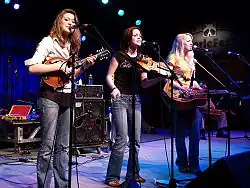 Rebecca, Jessica, and Megan Lovell, Watson Stage, Merlefest 2007