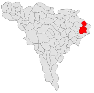 Location in Alba County