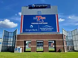 Joe Aillet Stadium "Dawgzilla" Video Board exterior