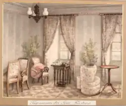 Drawing room of Princess Metternich