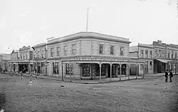 The John Duthie ironmongers in Whanganui, photographed in the 1870s
