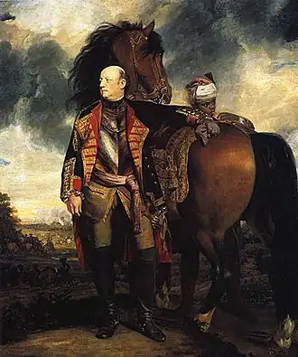 The Marquess of Granby, Joshua Reynolds, now in the National Army Museum