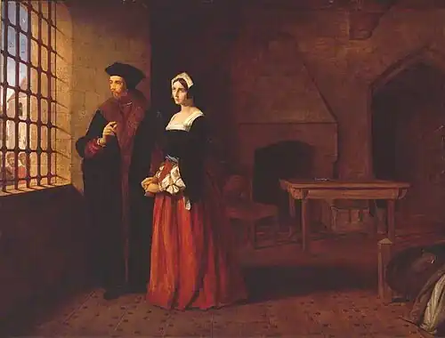 Sir Thomas More and his Daughter by John Rogers Herbert