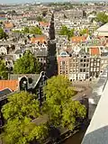 The Jordaan seen from the Westerkerk