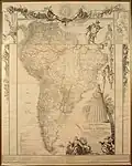 Map of America Meridional. 1771. Juan de la Cruz Cano y Olmedilla