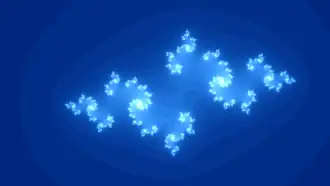 Julia set with color banding