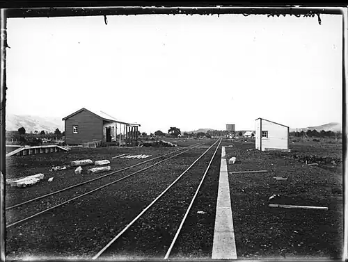 Otiria railway station in 1911