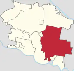 Location in Dongli District