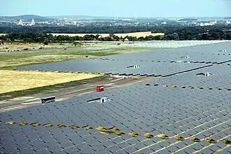 The Waldpolenz Solar Park uses thin-film CdTe-modules.