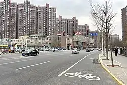 Start of Shunsha Highway within the subdistrict, 2024