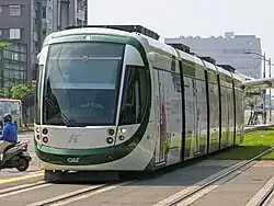 CAF Urbos as operated on Kaohsiung Circular Light Rail