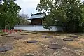 Foundation of the Lecture Hall, and Ichioka Jinja which is located on the site of the Kondō