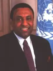 Kamil Idris (PhD 1984), prime minister of Sudan, former director-general of the World Intellectual Property Organization