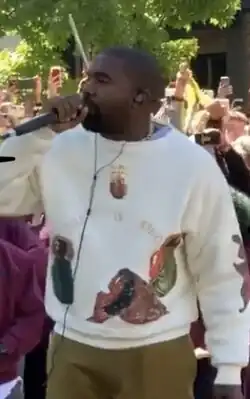 Photograph of Kanye West