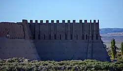 Kyzyk-Kala, details of new walls