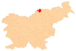 The location of the Municipality of Dravograd