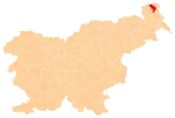The location of the Municipality of Gornji Petrovci