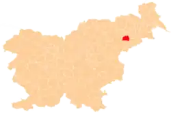 Location of the Municipality of Kidričevo in Slovenia