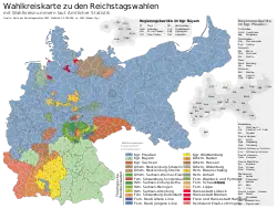 Election constituencies for the Reichstag