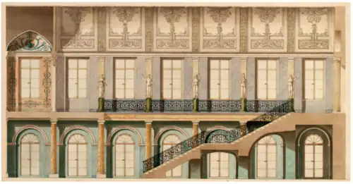 Design for the staircase