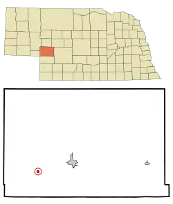 Location of Brule, Nebraska