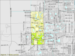 U.S. Census Bureau map showing boundaries