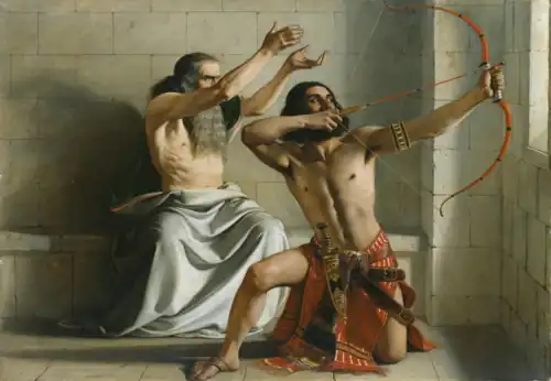 King Joash Shooting the Arrow of Deliverance, 1844, Hamburger Kunsthalle