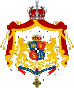 The Romanian coat of arms (1881–1921)