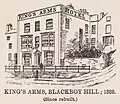 King's Arms, Blackboy Hill, 1888