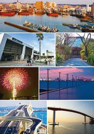 Kisarazu Port Mitsui Outlet mall Shōjo-ji Fireworks at Kisarazu Port Egawa Coast View from Umihotaru PA Nakanoshima Ohashi