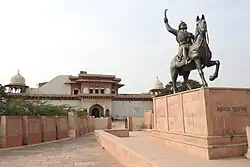 Parts of Lohagarh Fort (others are protected as Monuments of National Importance): Fort – Kamara Khas, Kishori Mahal, Hansarani Mahal, Kachahari Kala, Chaman Bagichi, Hammam & mudwall gates ie. Mathura gate, Binarain gate, Atal Bandh gate, Anah gate, Kumher gate, Govardhan gate, Neemda gate, Chandpol gate, and bastion near Suraj pol.