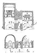 Kizil, Cave of the Devil (plan)