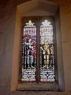 War Memorial window in St Mary and St Thomas, Knebworth