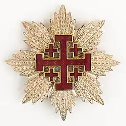 Order of the Holy Sepulcher of Jerusalem Knight Grand Cross Badge