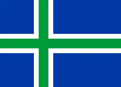 Unofficial flag of North Uist (2018)