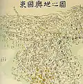 Dongguk yeoji jido (동국여지지도) drawn by Yun Duseo