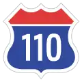 Expressway No.110 shield}}
