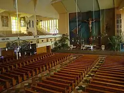 Interior of the church
