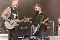 The band performing in Germany, 2023.