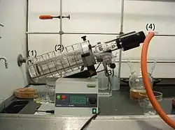 Kugelrohr – a short path[1] vacuum distillation apparatus