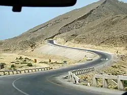 Makran Coastal Highway near Kund Malir beach