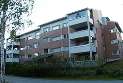An apartment building in Kuokkala