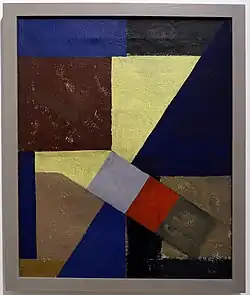 Schwitters, Abstract Composition, 1923–25, oil-painting