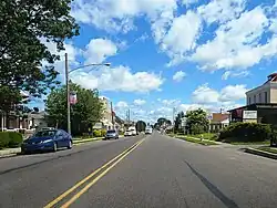 Kutztown Road northbound entering Temple