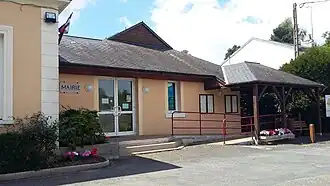 The town hall in Saint-Jean-Pierre-Fixte