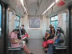 Non-cab end interior