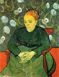 La Berceuse (Augustine Roulin), March 1889, Stedelijk Museum, Amsterdam, Netherlands (F507)